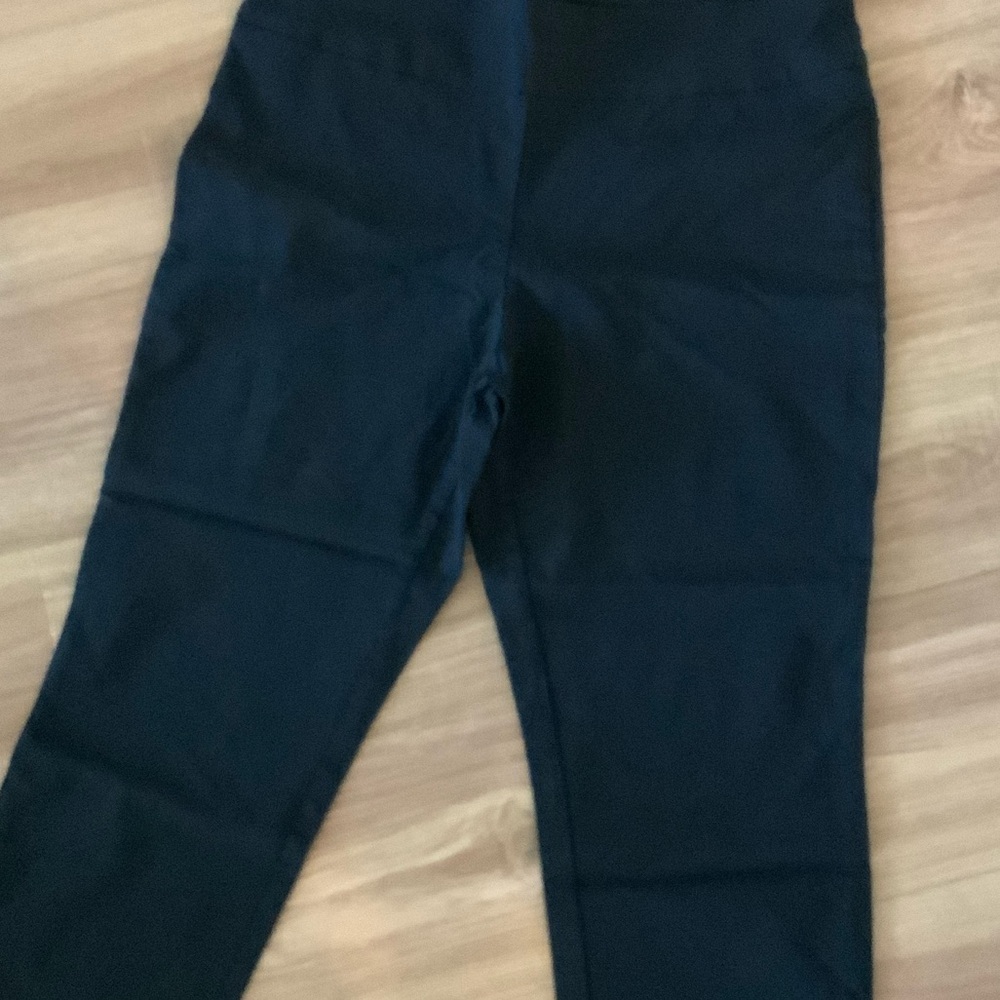 Counterparts Black Ankle-Length Stretch Pants